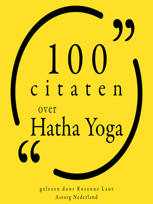 cover image of 100 citaten over Hatha Yoga